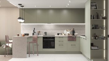 Тренды и новые цвета в дизайне современных кухонь в 2023 году в Красноглинном - krasnoglinnoe.mebel54.com | фото