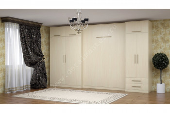 Комплект мебели со шкаф-кроватью трансформер Ратмир в Красноглинном - krasnoglinnoe.mebel54.com | фото