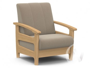 Кресло для отдыха Омега (бук лак/CATANIA LATTE) в Красноглинном - krasnoglinnoe.mebel54.com | фото