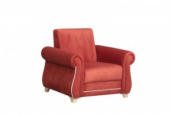 Кресло для отдыха "Порто" (микровелюр Гавайи бордо / микровельвет крем)/осн. в Красноглинном - krasnoglinnoe.mebel54.com | фото