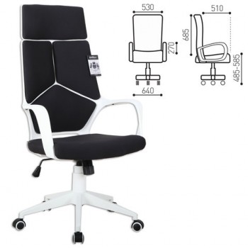 Кресло офисное BRABIX Prime EX-515 (черная ткань) в Красноглинном - krasnoglinnoe.mebel54.com | фото