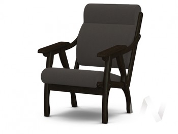 Кресло Вега-10 (венге лак/ULTRA GRAFIT) в Красноглинном - krasnoglinnoe.mebel54.com | фото
