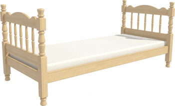 Кровать одинарная Аленка из массива сосны 800*1890 Сосна в Красноглинном - krasnoglinnoe.mebel54.com | фото