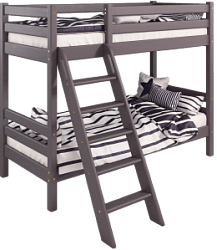 Кровать Соня вариант 10 двухъярусная с наклонной лестницей Лаванда в Красноглинном - krasnoglinnoe.mebel54.com | фото