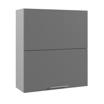 Ройс ПГПМ 800 Шкаф верхний Blum Aventos HF (Графит софт/корпус Серый) в Красноглинном - krasnoglinnoe.mebel54.com | фото